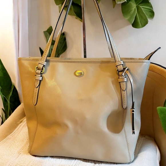 Coach Handbags - Coach Peyton Leather Zip Tote